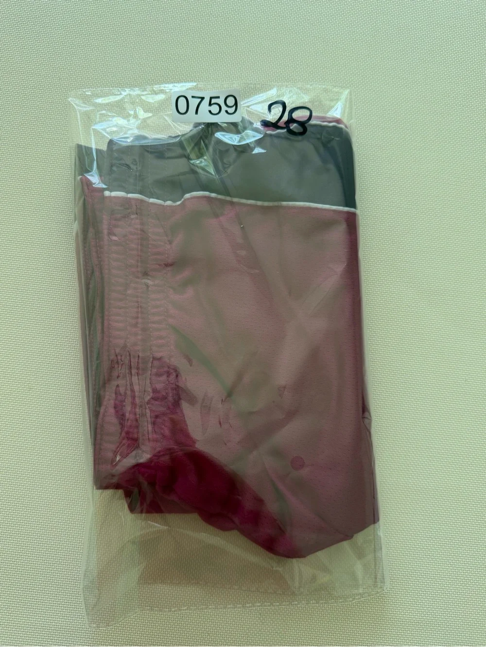 Nike Dri-Fit Women's Magenta Athletic Shorts with Navy Side Panels M
